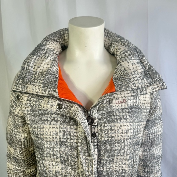 LOLE WINTER COAT WHITE GREY JACKET DUCK DOWN FILLED WOMAN SIZE XS - Picture 11 of 17